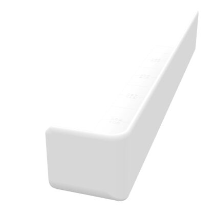 Image for Freefoam 300mm Plain Fascia Corner White FWX