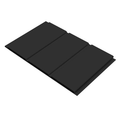 Image for Freefoam 300mm Hollow Soffit 5m Black F112BL