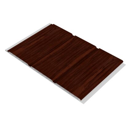 Image for Freefoam 300mm Hollow Soffit 5m Wood Grain Rosewood F112WGR