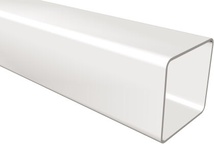 Image for Freefoam Square Pipe 4m White FSP400