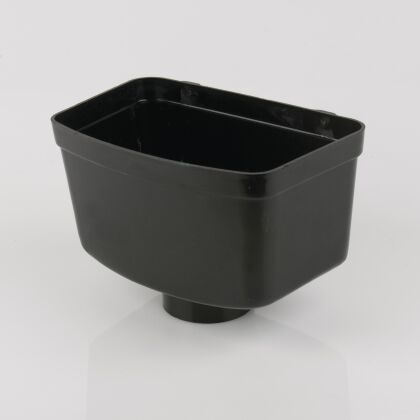 Image for Brett Martin 110mm Rainwater Hopper Head  Black BS411B