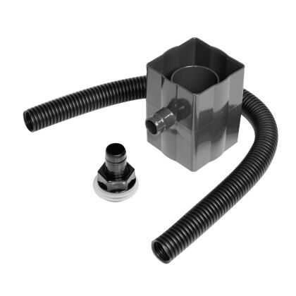 Image for Floplast Anthracite FloSaver 65mm Square & 68mm Round Rainwater Diverter RVS1AG