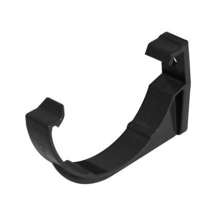 Image for Floplast 76mm Black Halfround MiniFlo Fascia Bracket RKM1B