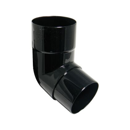 Image for Floplast 80mm Black Downpipe 112.5* Offset Bend RBH2B