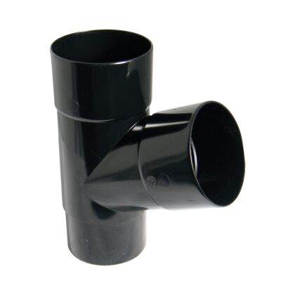 Image for Floplast 80mm Black Downpipe 67.5* Branch RYH1B