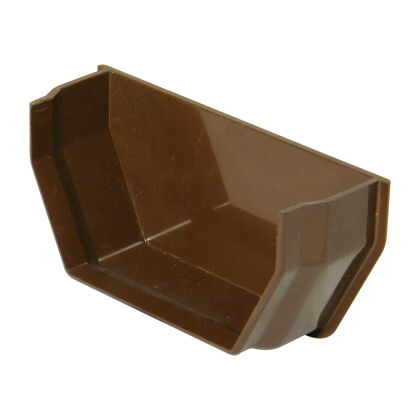 Image for Floplast 114mm Square Brown Internal Stopend RES2BR