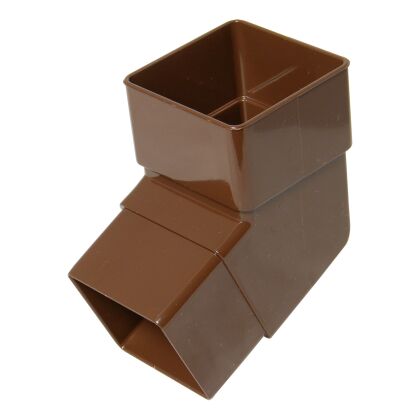 Image for Floplast 65mm Square Brown 112* Offset Bend RBS2BR