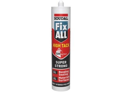 Image for Soudal FixAll High Tack Black 290ml 101459 FAHTB