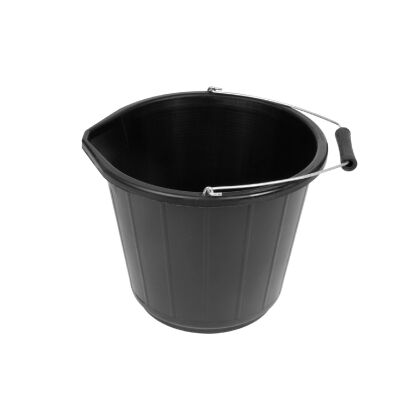 Image for Arma Bucket Black Plastic 3 Gal BP047