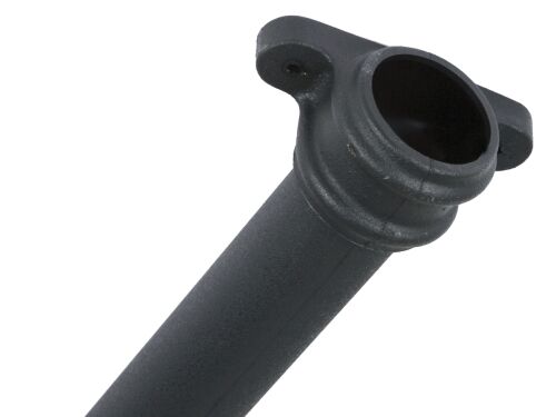 Image for Brett Martin Cascade Cast Iron Style Round Downpipe 68mm 1.8m Socketed Pipe with Lugs BR2018LCI