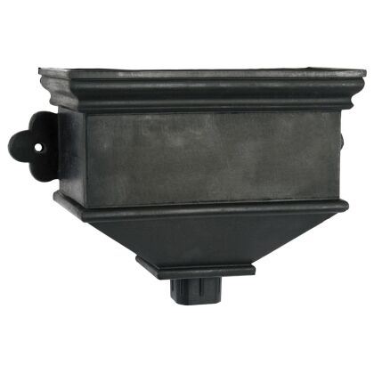 Image for Brett Martin Cascade Cast Iron Style Downpipe Small Undated Hopper BRH6