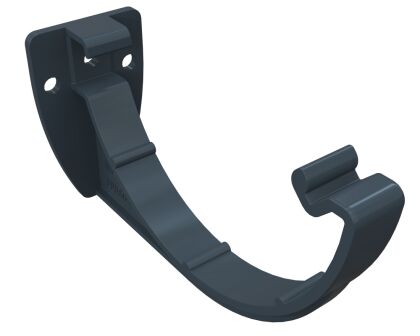 Image for Freefoam Round Gutter Fascia Bracket Black FRR609BL