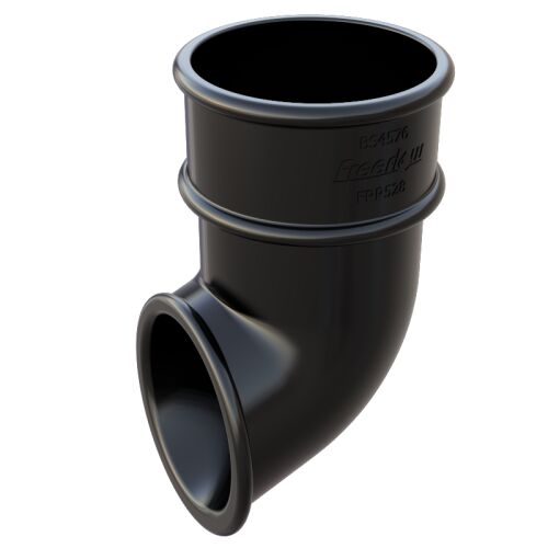 Image for Freefoam Round Pipe Shoe Black FRR528BL