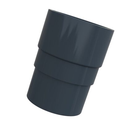 Image for Freefoam Round Pipe Socket Anthracite Grey RAL 7016 FRR525AG