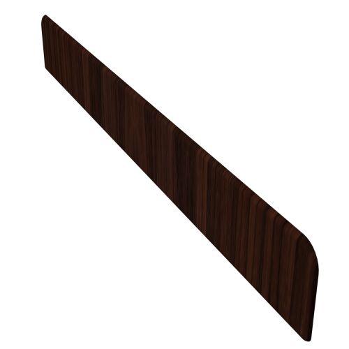 Image for Freefoam Plain Magnum Square Fascia Large End Cap Wood Grain Rosewood FWDCWGR