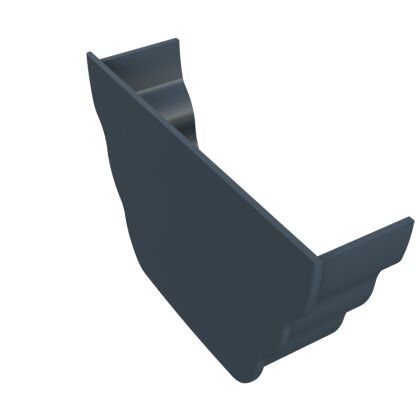 Image for Freefoam Ogee Stopend Anthracite Grey FRO608AG