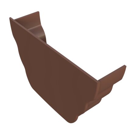 Image for Freefoam Ogee Stopend Leather Brown FRO608LB