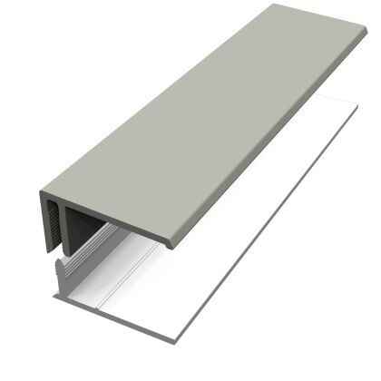 Image for Freefoam 2 Part Internal Edge Trim 3m Misty Grey FC301E3MG