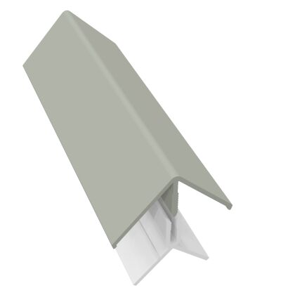 Image for Freefoam 2 Part External Corner Trim 3m Misty Grey FC304E3MG