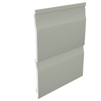 Image for Freefoam 333mm Double Shiplap Cladding Misty Grey 5m FCD333EMG