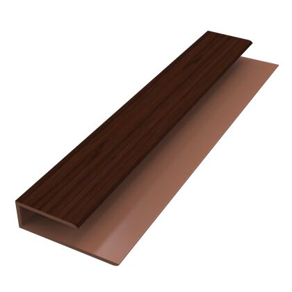 Image for Freefoam Starter J Trim 5m Wood Grain Rosewood F107WGR