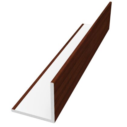 Image for Freefoam 30mm x 30mm 90 Degree Rigid Angle 5m Wood Grain Rosewood FZR30WGR