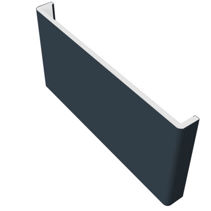 Image for Freefoam 410mm Double Ended Plain Fascia 10mm 5m Anthracite Grey F410PAG