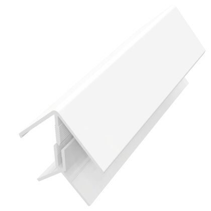 Image for Freefoam Cladding 2 Part Corner Trim 3m White FC3043