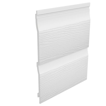 Image for Freefoam 333mm Double Shiplap Cladding White 5m FCD333E