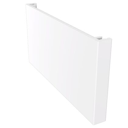 Image for Freefoam 410mm Double Ended Plain Fascia 10mm 5m White F410P