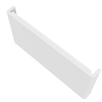 Image for Freefoam 410mm Magnum Square Leg Fascia 18mm 5m White FMS410