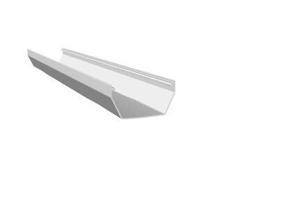 Image for Freefoam Square Gutter 4m White FSG400