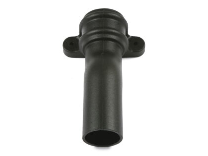 Image for Brett Martin 68mm Round Cast Iron Effect Pipe Plynth Offset Black BR213LCI