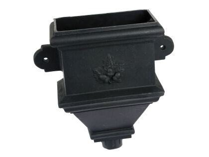 Image for Brett Martin Cast Iron Effect Bath Hopper Black (suitable for 68mm Round or 65mm Square Pipe) BRH3