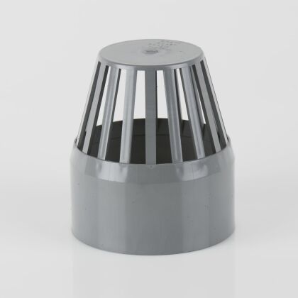 Image for Brett Martin 110mm Soil Pipe Vent Cowl Grey BS427G