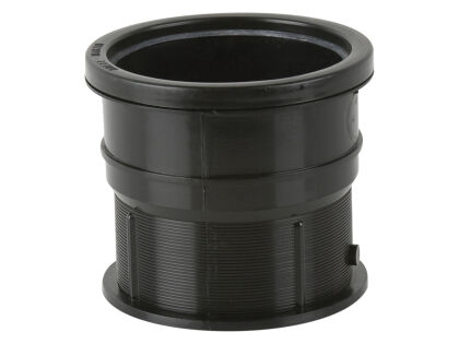 Image for Brett Martin 110mm Soil Pipe Cast Iron & Salt Glaze Drain Connector Black BS434B