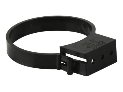 Image for Brett Martin 110mm Single Fix Soil Pipe Bracket Black BS438B