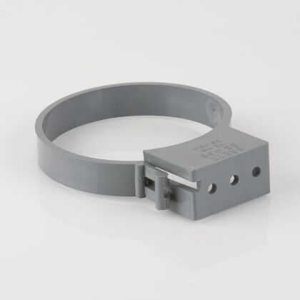 Image for Brett Martin 110mm Single Fix Soil Pipe Bracket Grey BS438G