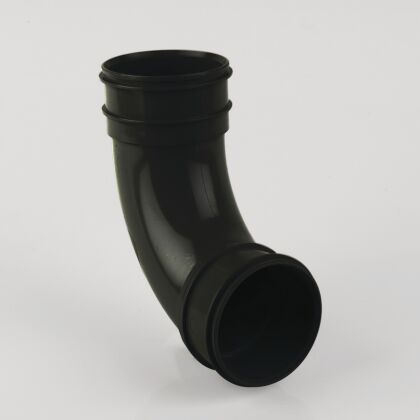 Image for Brett Martin 110mm 92.5° Soil Pipe Double Solvent Socket Bend Black BS473B