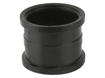 Image for Brett Martin 110mm Soil Pipe Double Ring Seal Slip Coupling Black BS478B