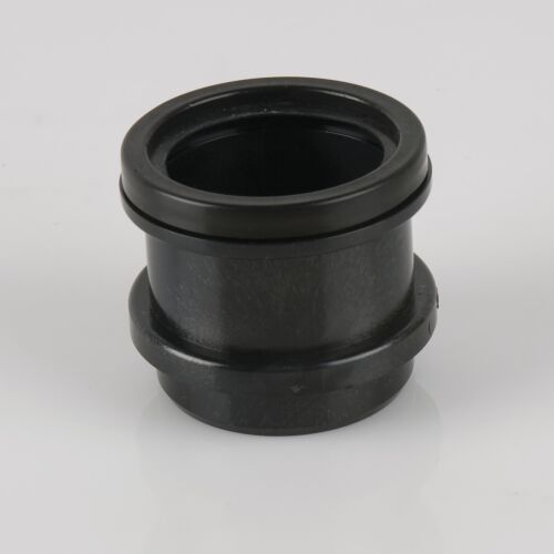 Image for Brett Martin 50mm Push Fit 2.5° Angled Boss Adaptor Black BW6B