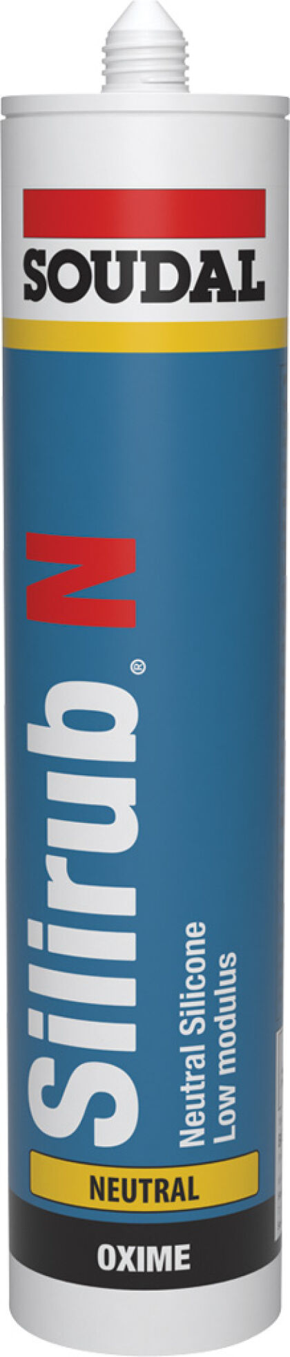 Image for Soudal Low Modulus Neutral Cure Silicone Black 300ml 122401 LMNBL