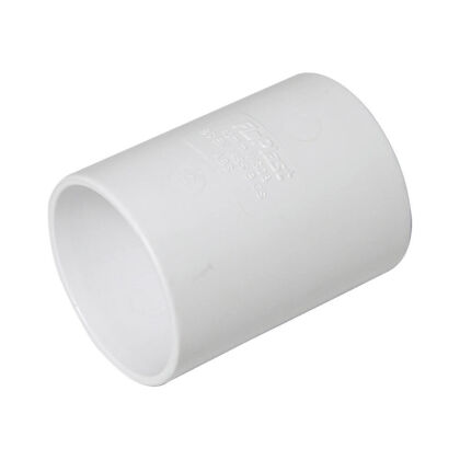 Image for Floplast 40mm White ABS Straight Coupling WS08W