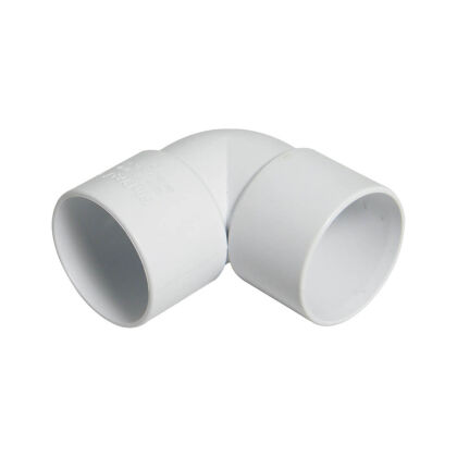 Image for Floplast 40mm White ABS 90* Knuckle Bend WS11W