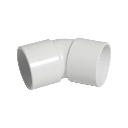 Image for Floplast 40mm White ABS 135*Bend WS19W