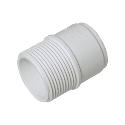 Image for Floplast 40mm White ABS Male Iron Coupling WS64W