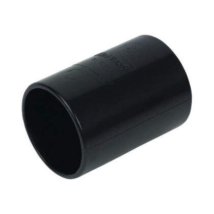 Image for Floplast 50mm BLack ABS Straight Coupling WS09B