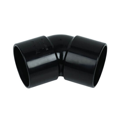 Image for Floplast 50mm Black ABS 135* Bend WS20B