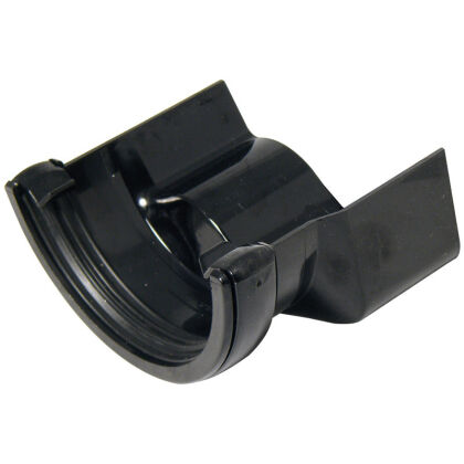 Image for Floplast Black Half Round To Ogee Adaptor - LH RD4B