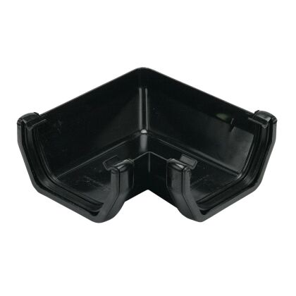 Image for Floplast 114mm Square Black 90* Angle RAS1B